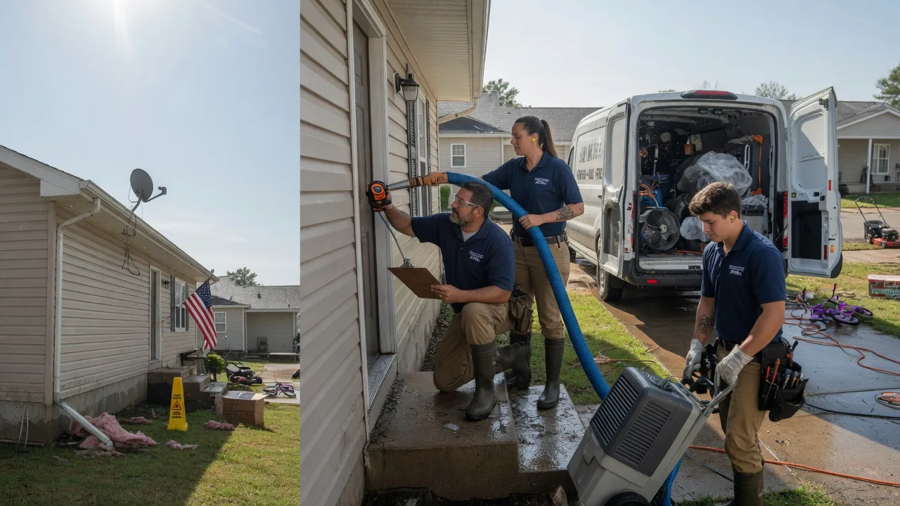 Ceiling Water Damage Restoration in Duson, LA near me